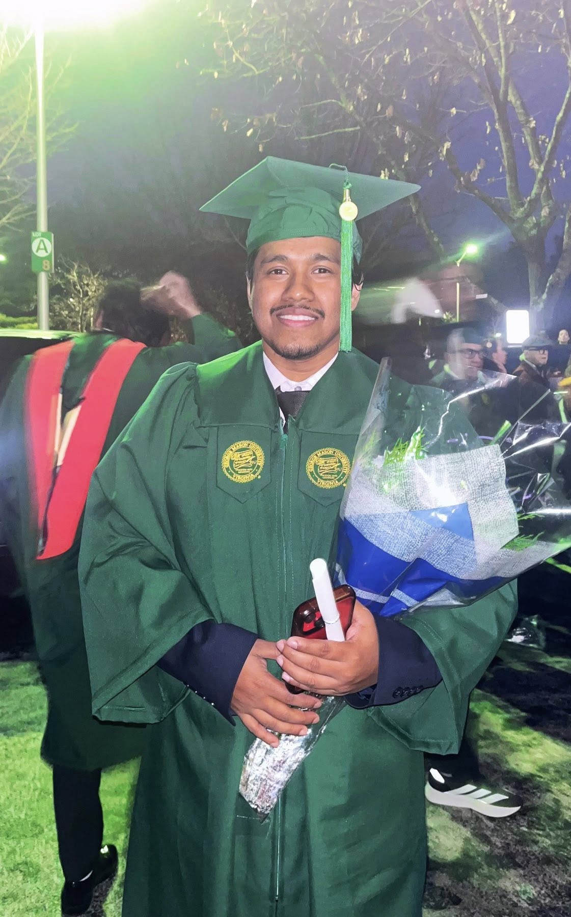 Srabon Debnath graduating from George Mason University
